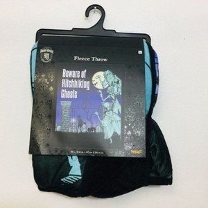 Disney Haunted Mansion BEWARE OF HITCHING GHOST'S Fleece Plush Throw